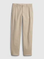 Kids Uniform Skinny Khakis with Shield
