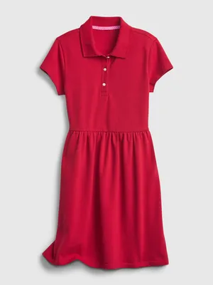 Kids Uniform Polo Shirt Dress