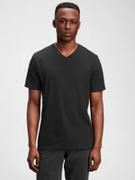 Cotton Jersey V-Neck T-Shirt
