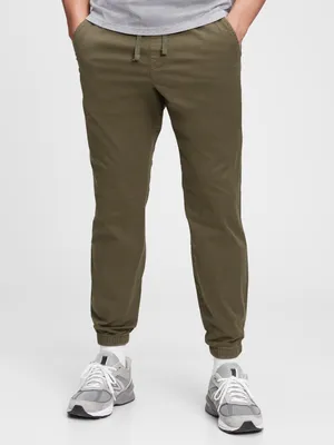 Canvas Slim Joggers