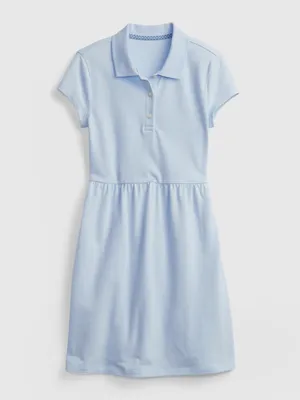 Kids Uniform Polo Shirt Dress