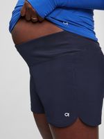 Maternity GapFit Wide Waistband 3.5" Running Shorts