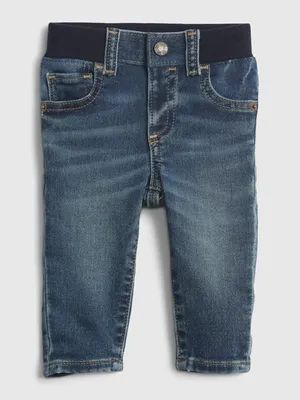 Baby Knit-Denim Slim Jeans
