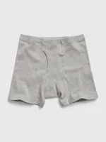 Kids Organic Cotton Solid Boxer Briefs