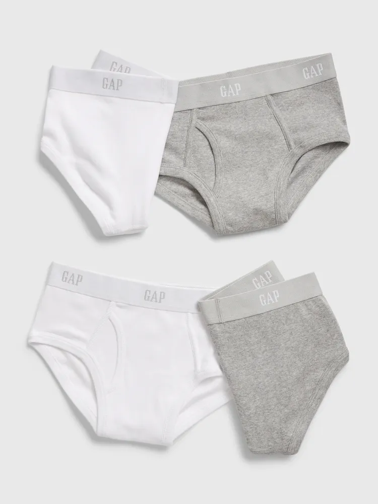 Kids Organic Cotton Solid Briefs