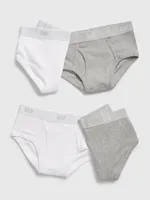 Kids Organic Cotton Solid Briefs