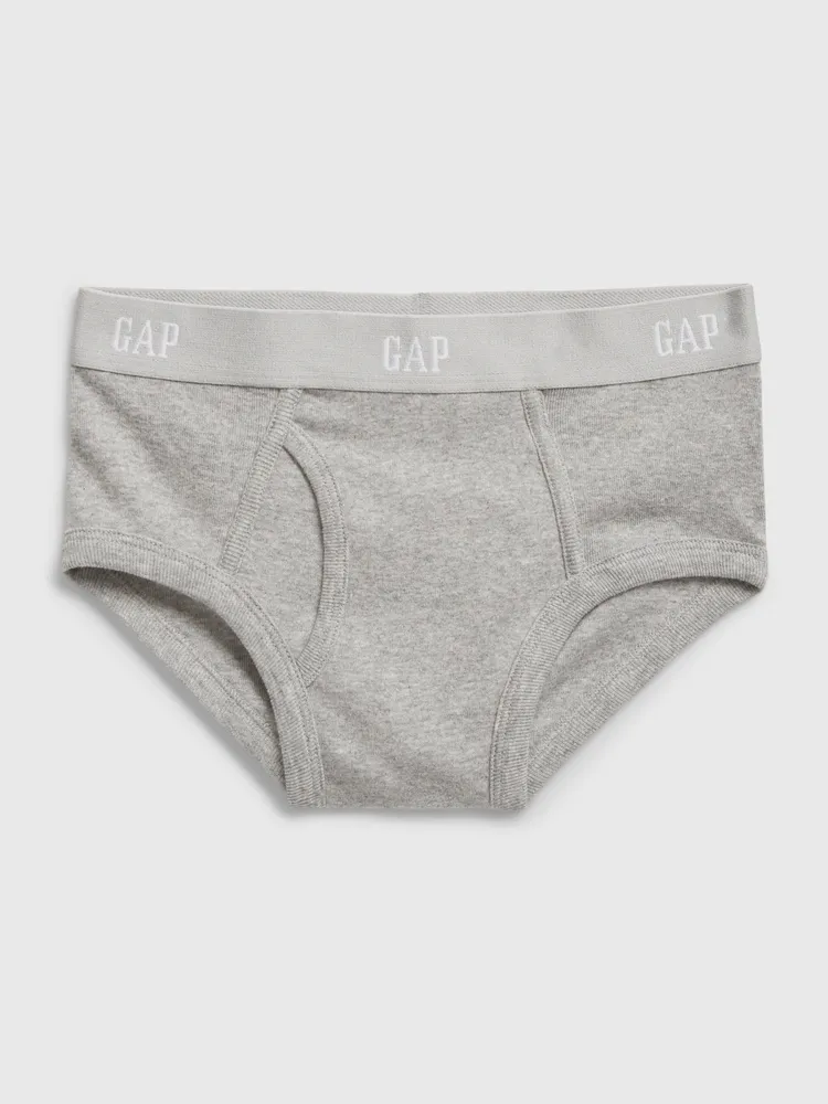 Kids Organic Cotton Solid Briefs