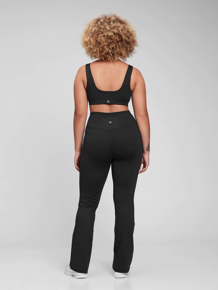 KYODAN Leggings Women's Extra Large Black Gray Activewear Full