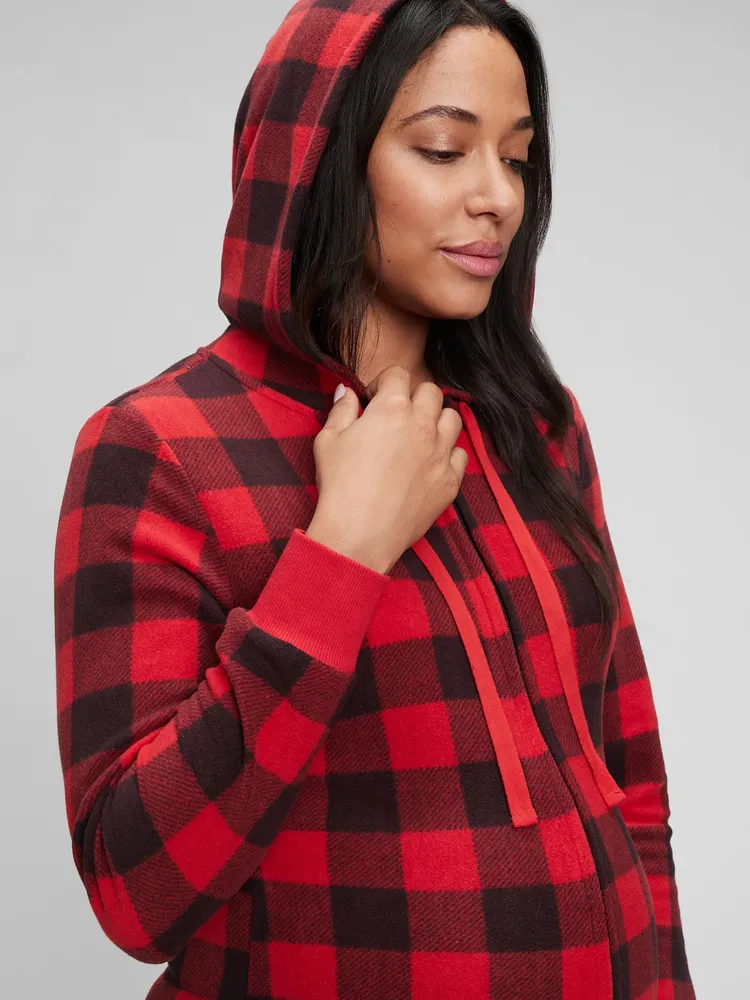 gap flannel hoodie