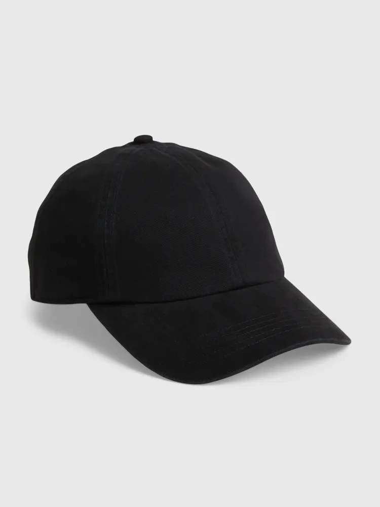 Casquette de baseball délavée en coton biologique