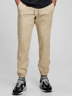 Canvas Slim Joggers