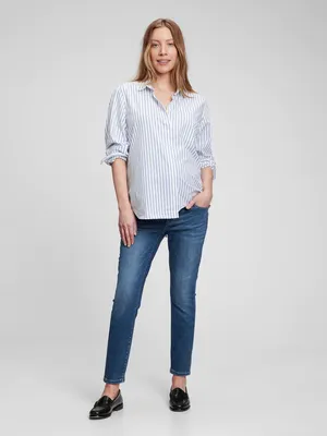 Maternity True Waistband Full Panel True Skinny Jeans