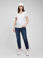 Maternity True Waistband Full Panel Girlfriend Jeans