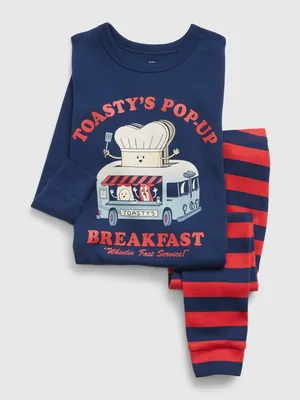 Pyjama à motif de rôties 100 % coton biologique babyGap