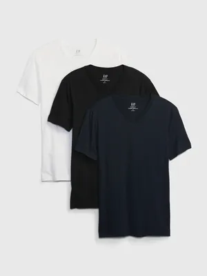 100% Organic Cotton Standard V-Neck T-Shirt