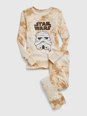 GapKids | Star Wars™ 100% Organic Cotton Tie-Dye Halloween PJ Set