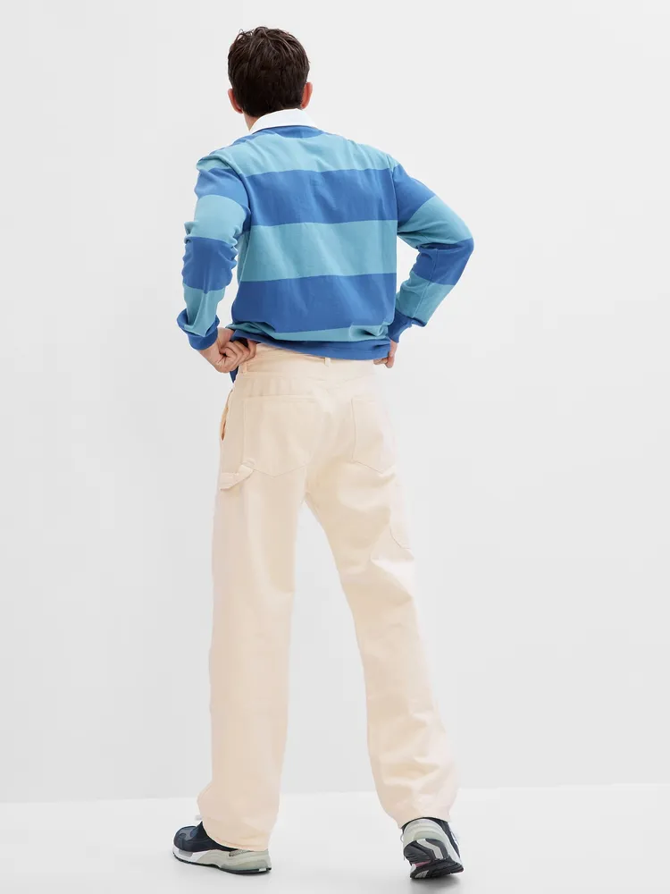 Mid Rise Loose Carpenter Pants