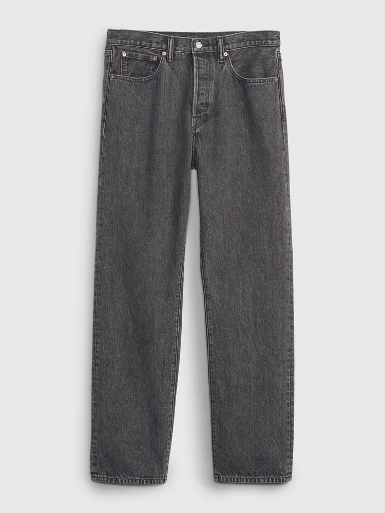 Organic Cotton Button Fly '90s Original Straight Fit Jeans