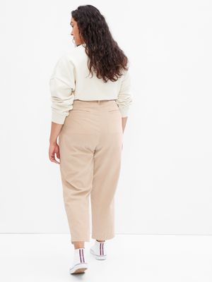 Gap High Rise Pleated Taper Corduroy Pants with Washwell | Metropolis at  Metrotown