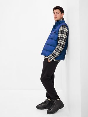 Recycled Puffer Layering Vest