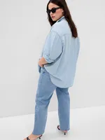 Chambray Denim Big Shirt