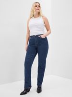 High Rise Cheeky Straight Jeans