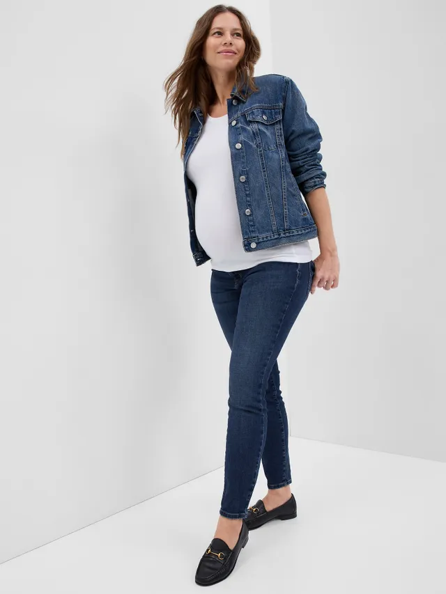 Maternity Inset Panel Vintage Slim Jeans