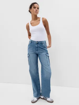 Cotton '90s Loose Cargo Jeans