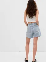5" High Rise '90s Loose Denim Shorts
