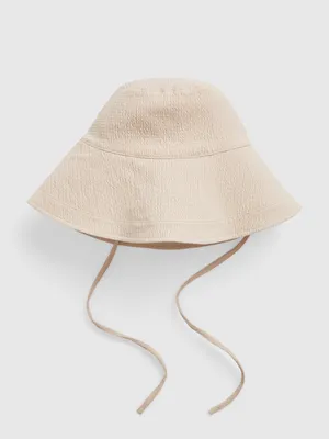 Seersucker Bucket Hat