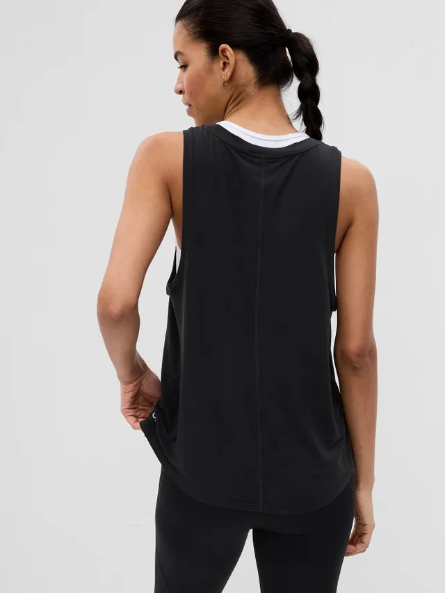 GapFit Breathe Racerback Muscle Tank Top