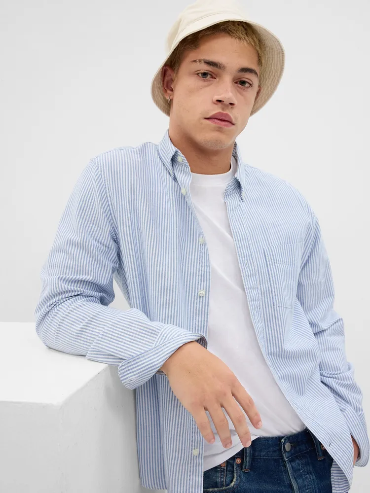 All-Day Poplin Shirt in Untucked Fit