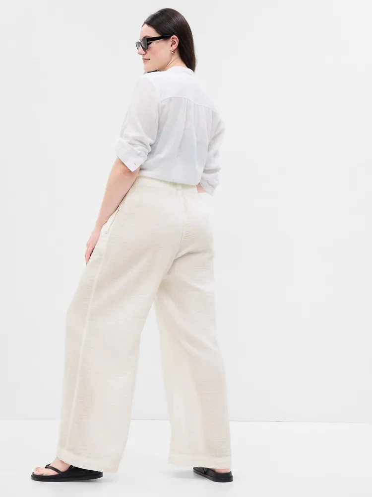By Anthropologie Cropped WideLeg Trousers  Anthropologie Taiwan  Womens  Clothing Accessories  Home