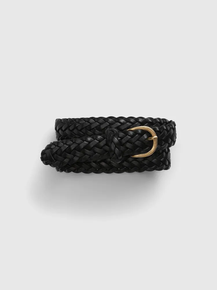 Braided Leather Belt