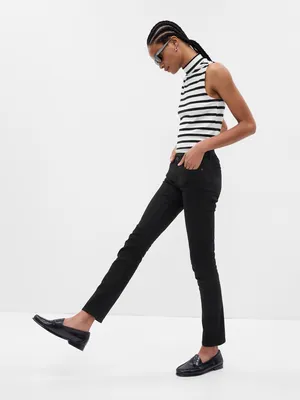 Low Rise Vintage Slim Jeans with Washwell