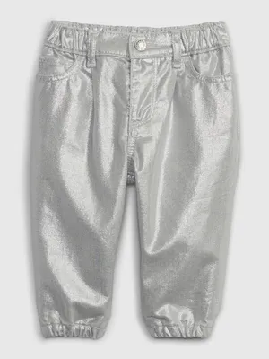 Baby Metallic Bubble Jeans