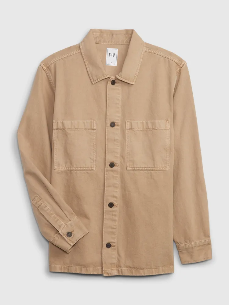 Denim Utility Overshirt