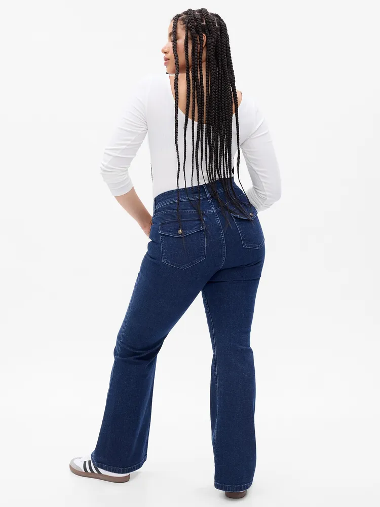 Low Rise '70s Flare Jeans