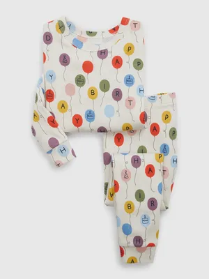 Pyjama à motifs de fête 100 % coton biologique babyGap
