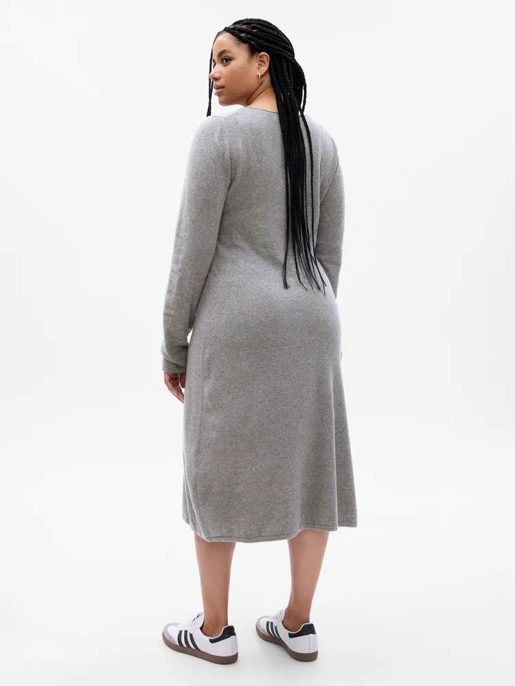 CashSoft Midi Sweater Dress