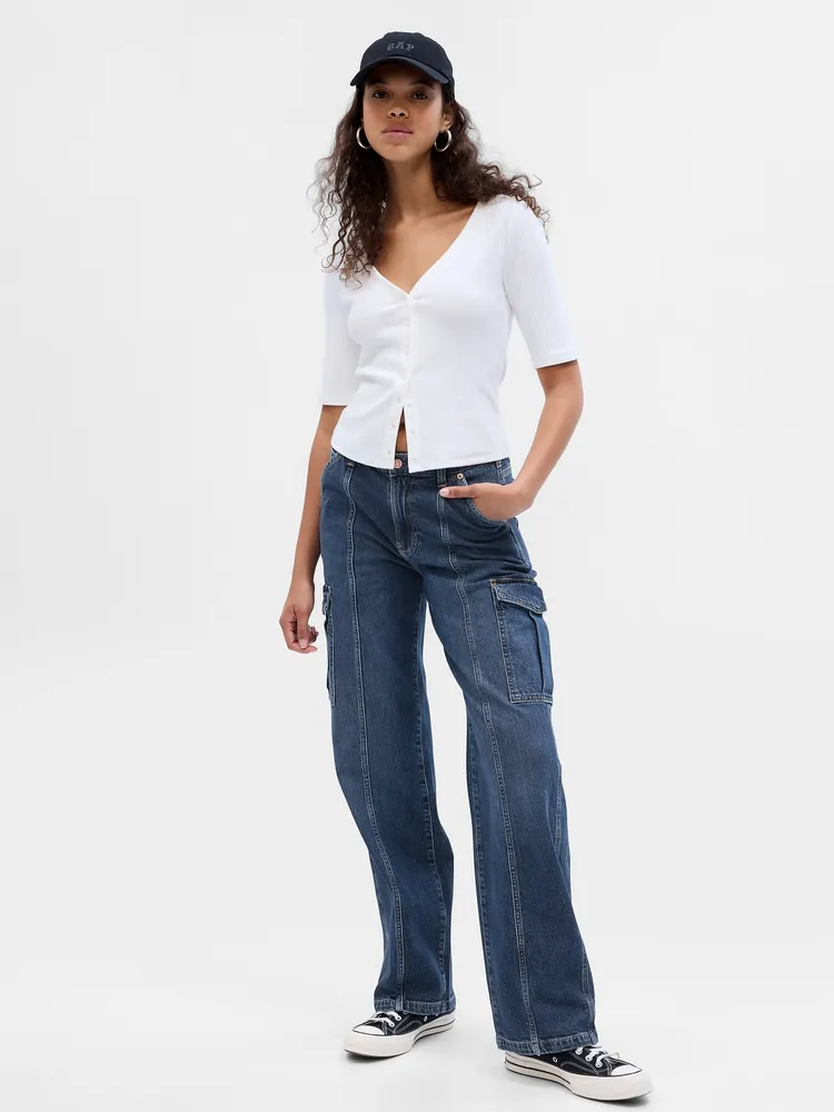 Gap High Rise '90s Loose Jeans In Organic Cotton With Washwell, Jeans, Clothing & Accessories