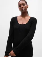 Maternity CashSoft Rib Midi Sweater Dress