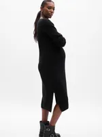 Maternity CashSoft Rib Midi Sweater Dress