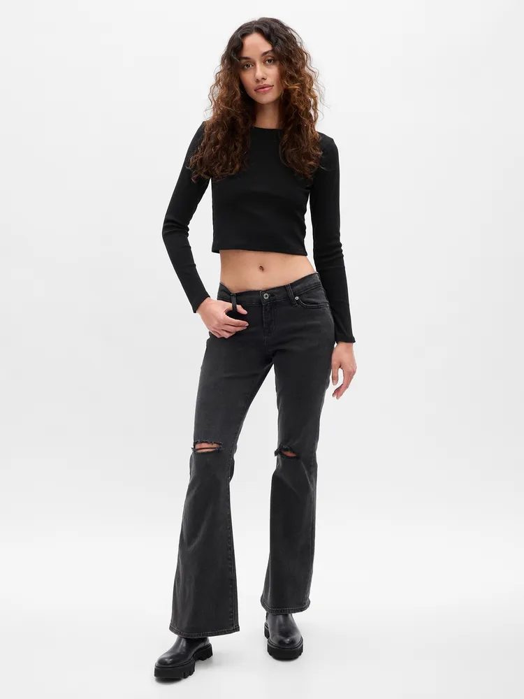 Cropped Rib T-Shirt