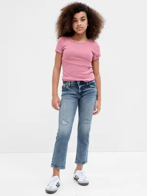 Kids Mid Rise '90s Straight Jeans