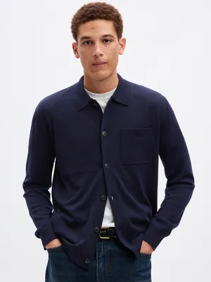 Wool Sweater Shirt