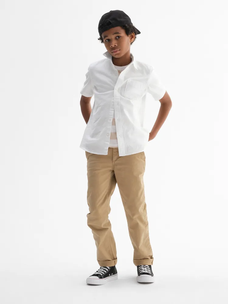 Kids Uniform Straight-Fit Stretch Khakis