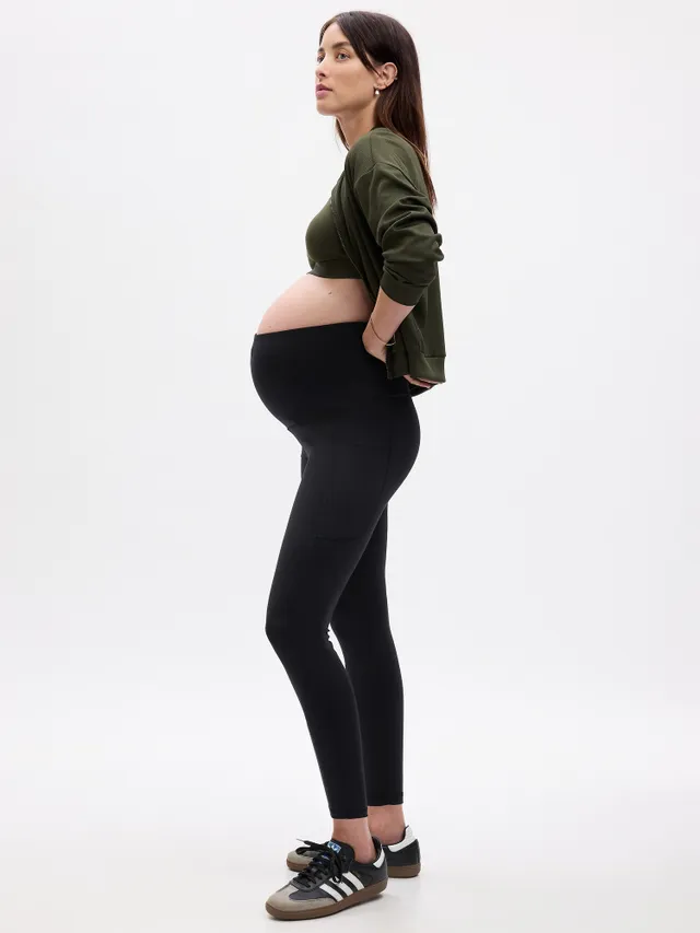  HEGALY Womens Maternity Flare Leggings Over The
