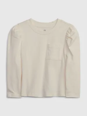 babyOrganic Cotton Mix and Match Puff Sleeve Pocket T-Shirt