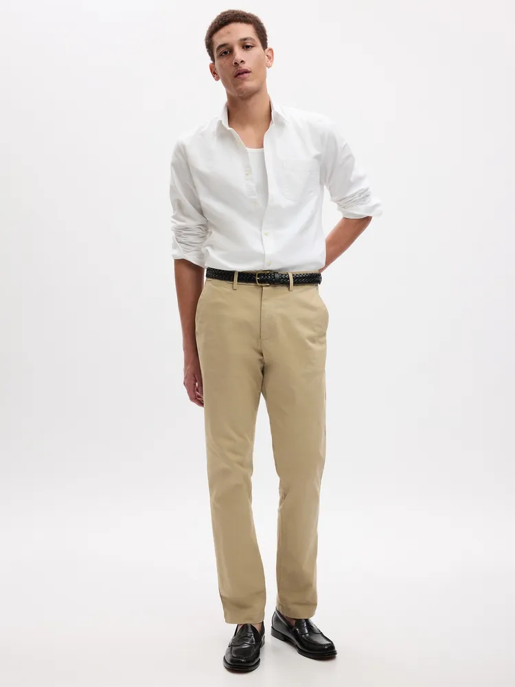 Modern Khakis Straight Fit with GapFlex